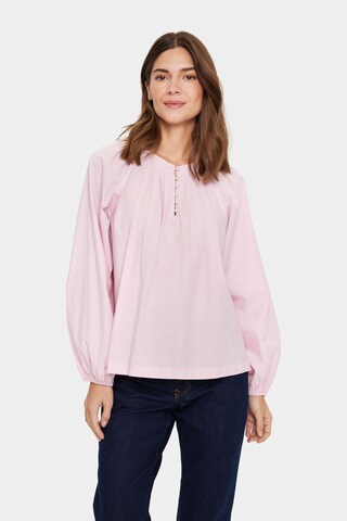 SAINT TROPEZ Bluse 'Ibel' in Pink: Vorderseite