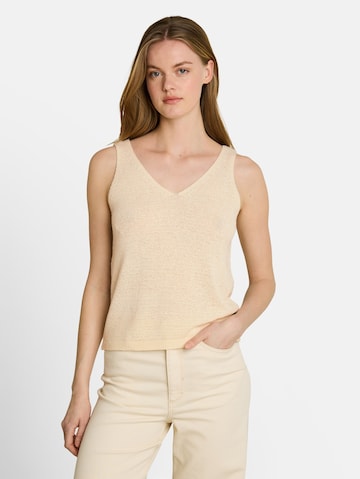TOM TAILOR DENIM Sticktop in Beige: Vorderseite