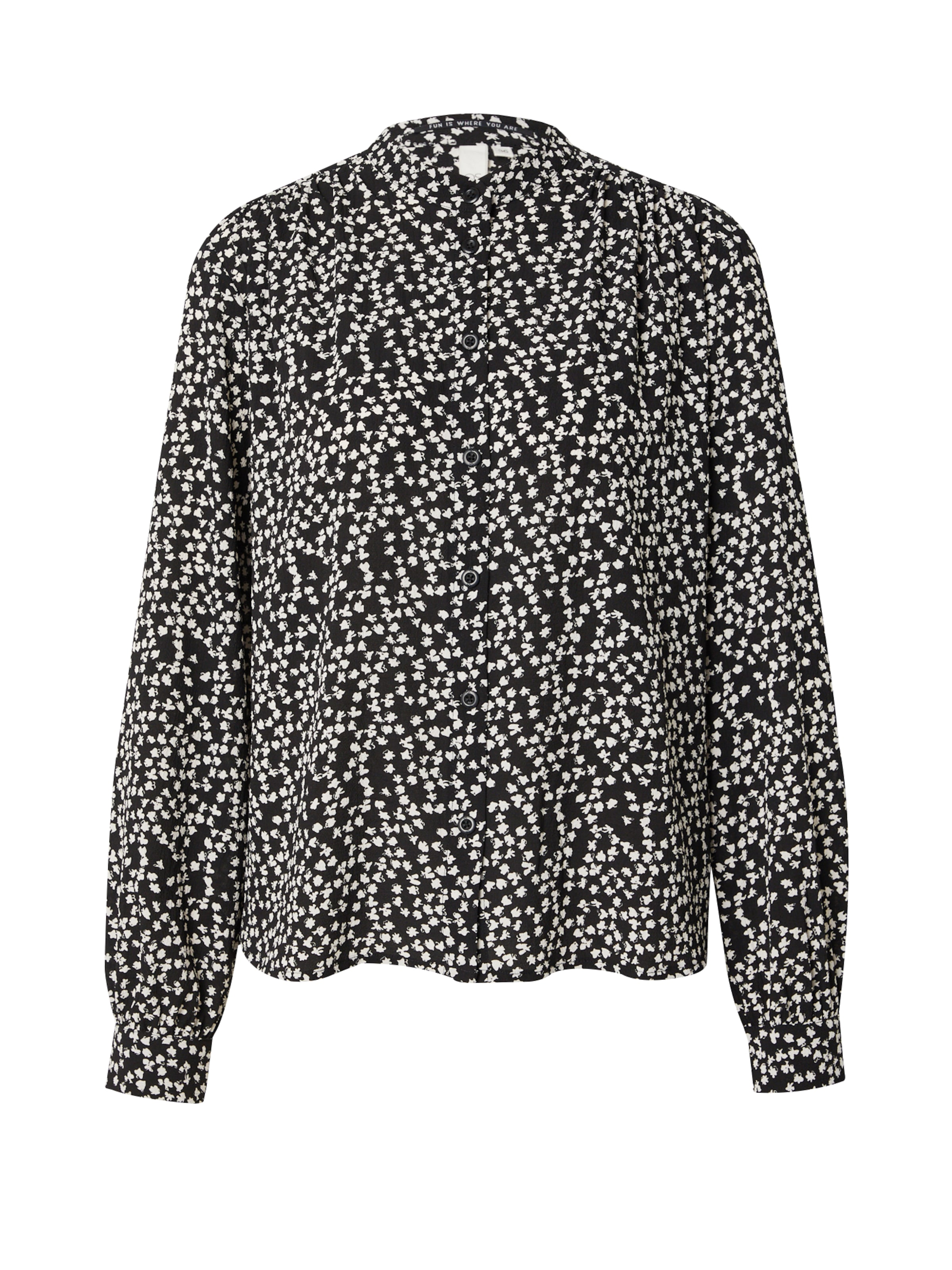 QS Blúzka - Čierna: predná strana