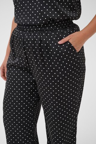 KAFFE CURVE Loosefit Broek 'Missu' in Zwart