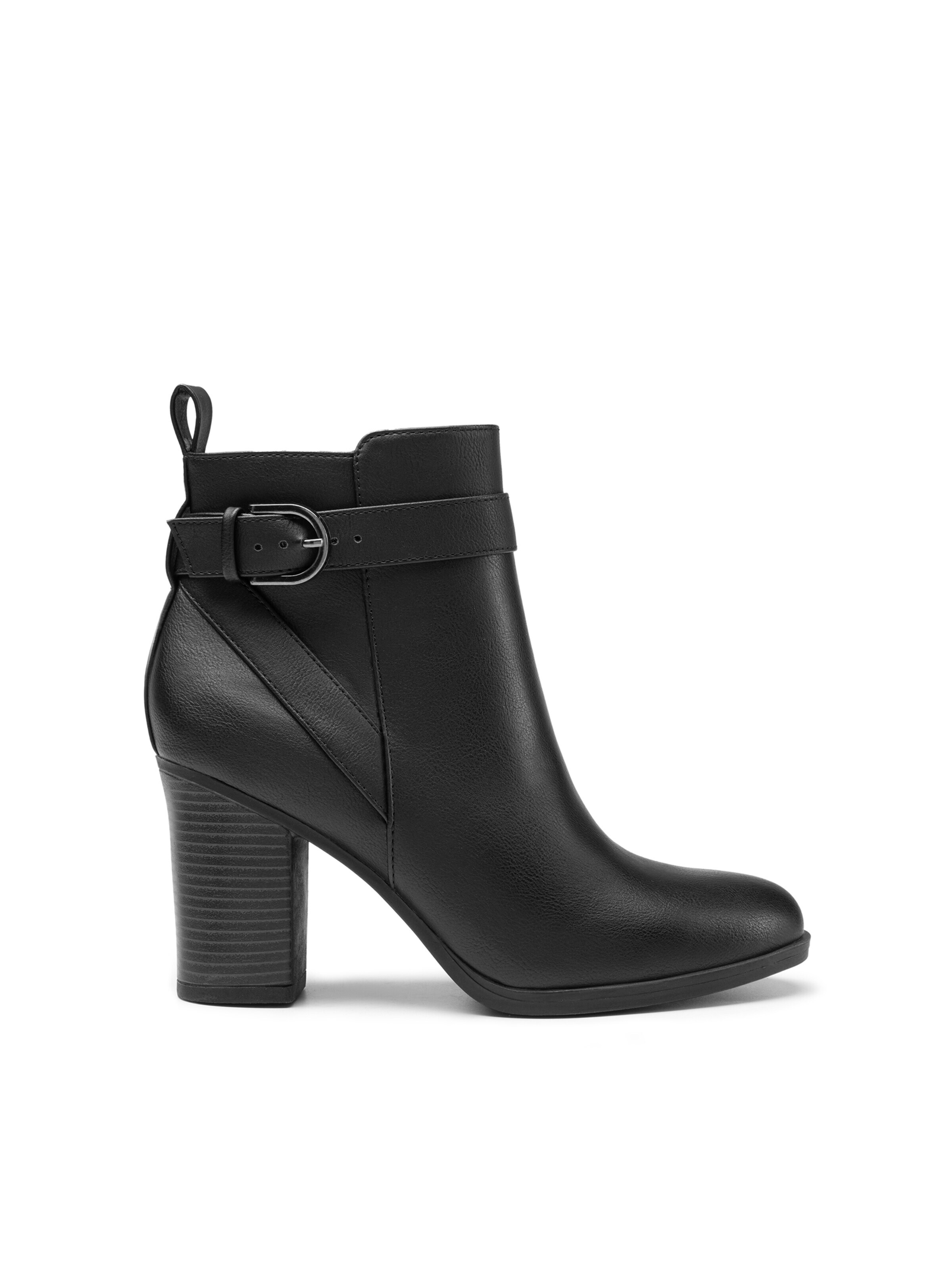 Dream Pairs Enkellaarsje in Zwart