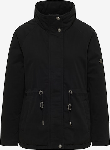 DreiMaster Vintage Winter Jacket 'Imane' in Black: front