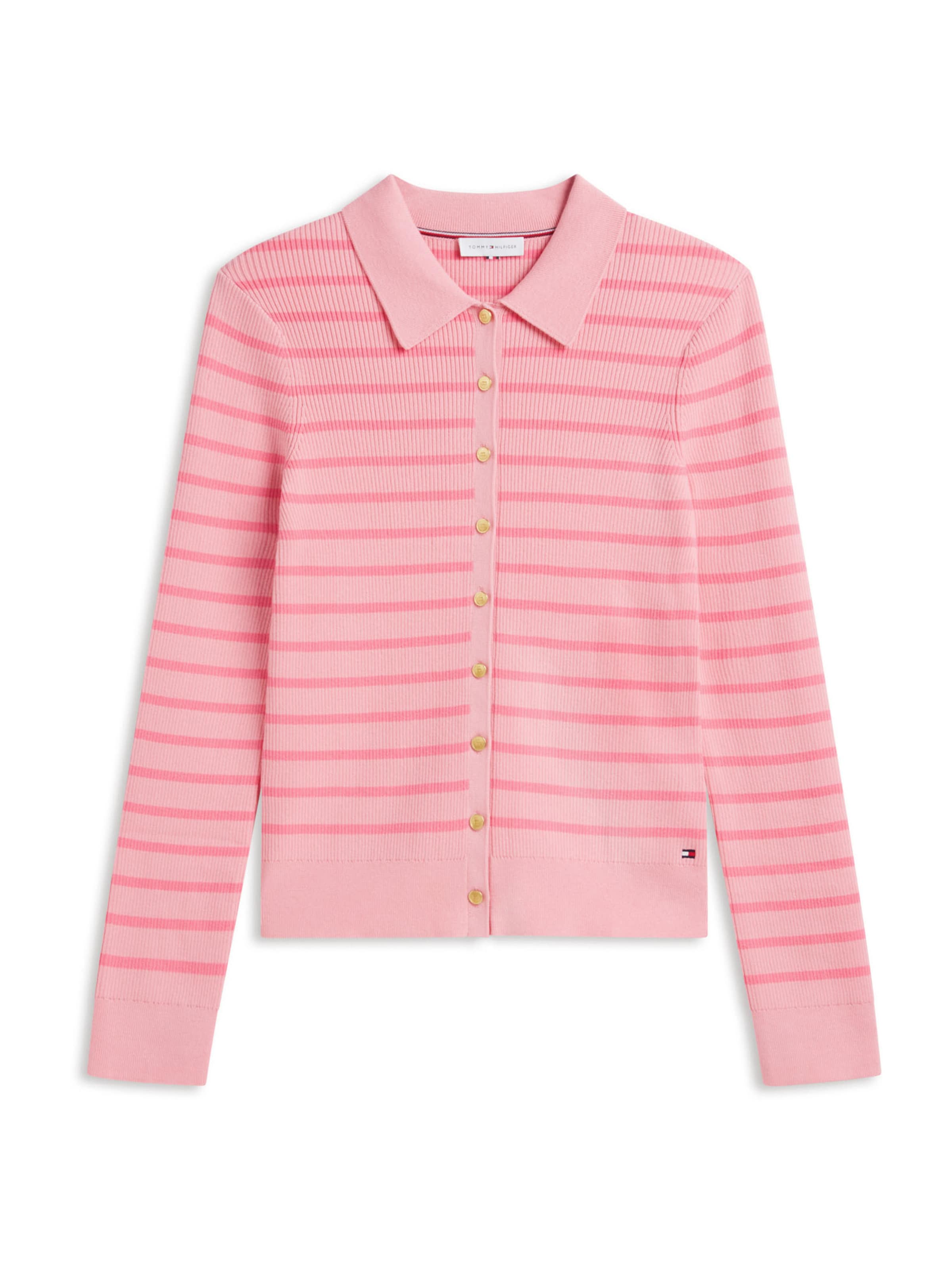 TOMMY HILFIGER - Cárdigan en rosa: frente