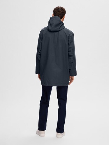 Parka mi-saison SELECTED HOMME en bleu