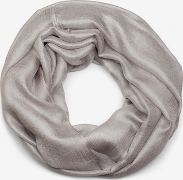 styleBREAKER Schlauchschal 'Seidiger Einfarbiger Loop' in Grau: Vorderseite