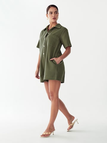 Tuta jumpsuit 'Sandra' di St MRLO in verde