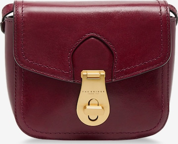 The Bridge Crossbody Bag in Red: front