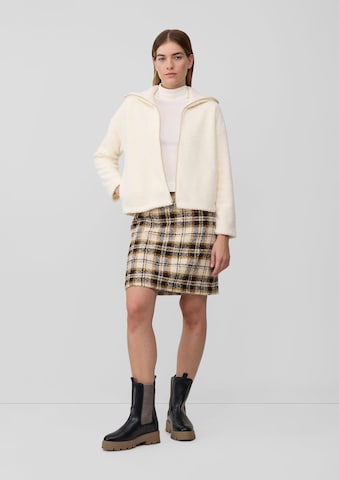 s.Oliver Zip-Up Hoodie in Beige