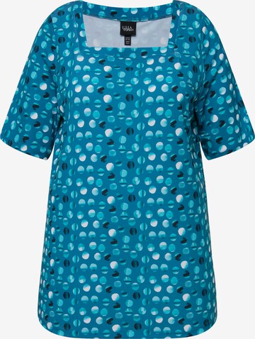 Ulla Popken Shirt in Blauw: voorkant