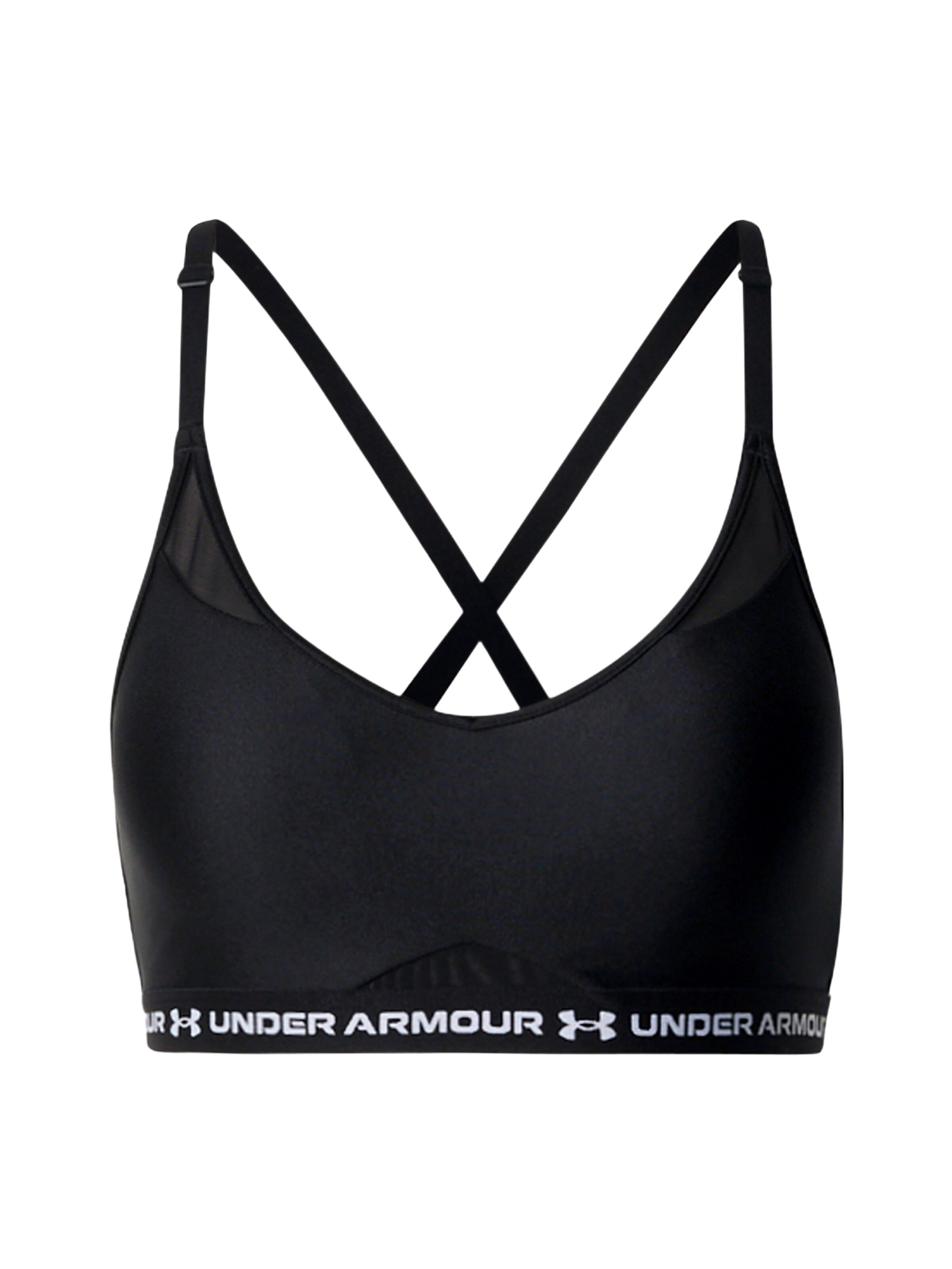 UNDER ARMOUR Спортен сутиен в черно: отпред