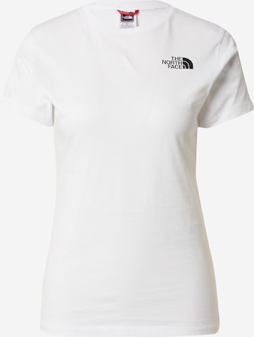 THE NORTH FACE Sportshirt in Weiß: predná strana