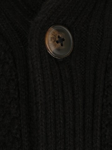 Geacă tricotată 'CRAIG' de la Jack & Jones Plus pe negru