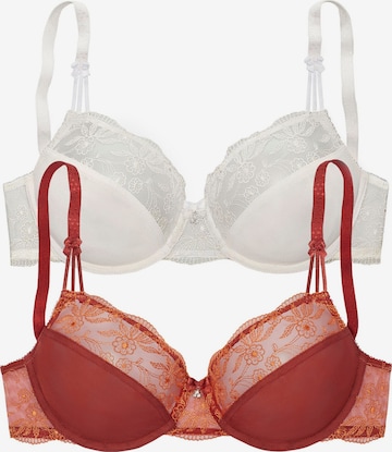 NUANCE Бюстгальтер в Красный: спереди