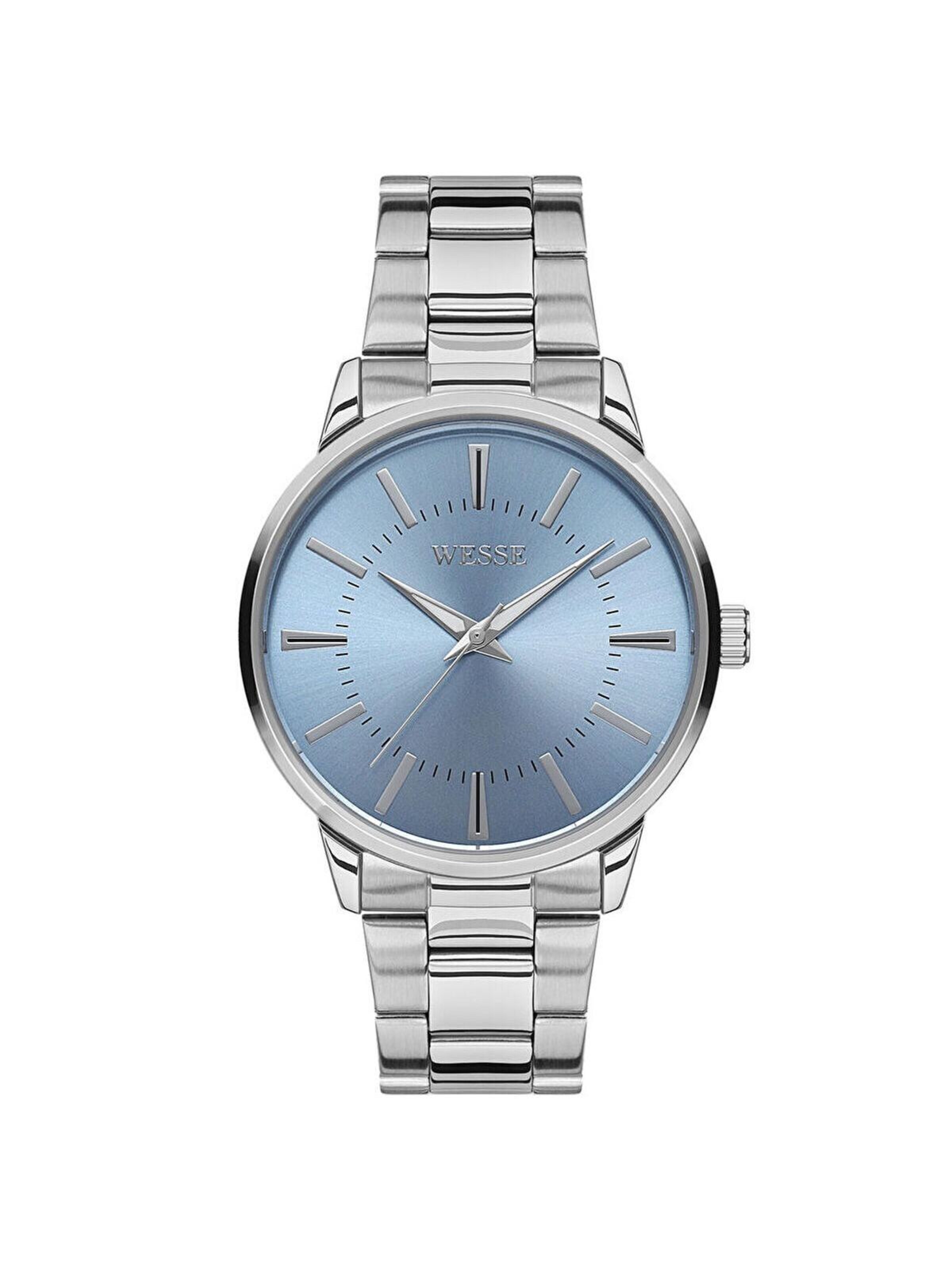 WESSE - Reloj analógico 'WWG203807' en plata: frente