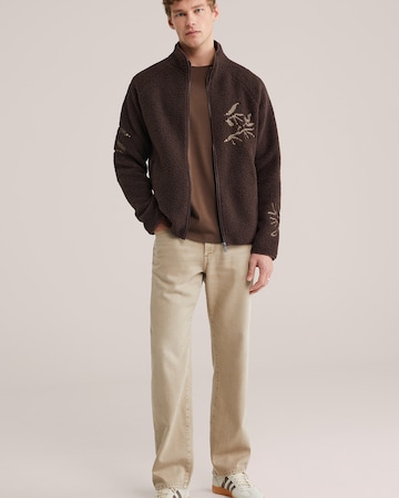 WE Fashion Демисезонная куртка в Коричневый