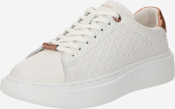 Sneaker bassa 'Amber Tenn' di BOSS in bianco: frontale