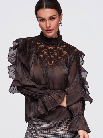 Ombre - Blusa en marrón