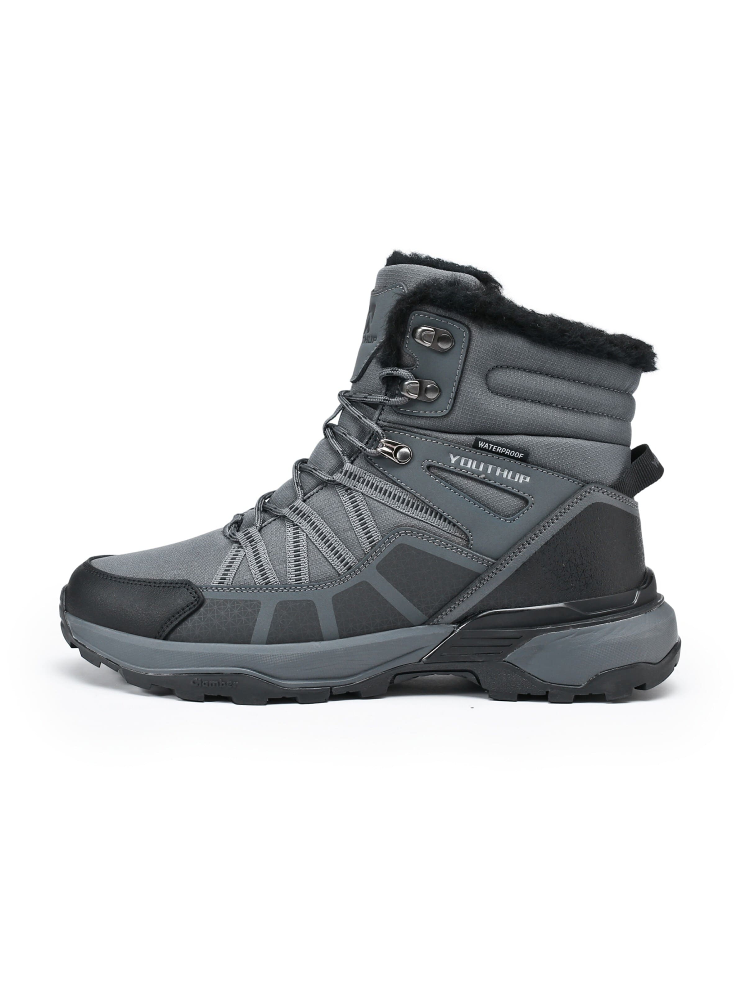 YOUTHUP Snow Boots 'Trittfest' in Grey