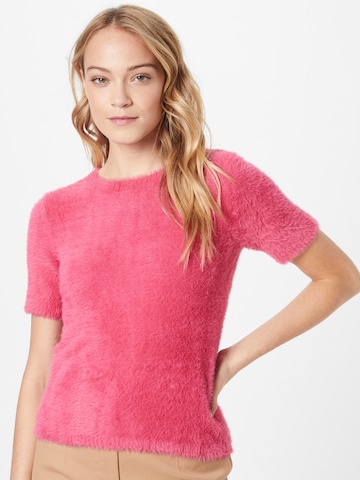 OVS Пуловер 'FURRY' в розово: отпред