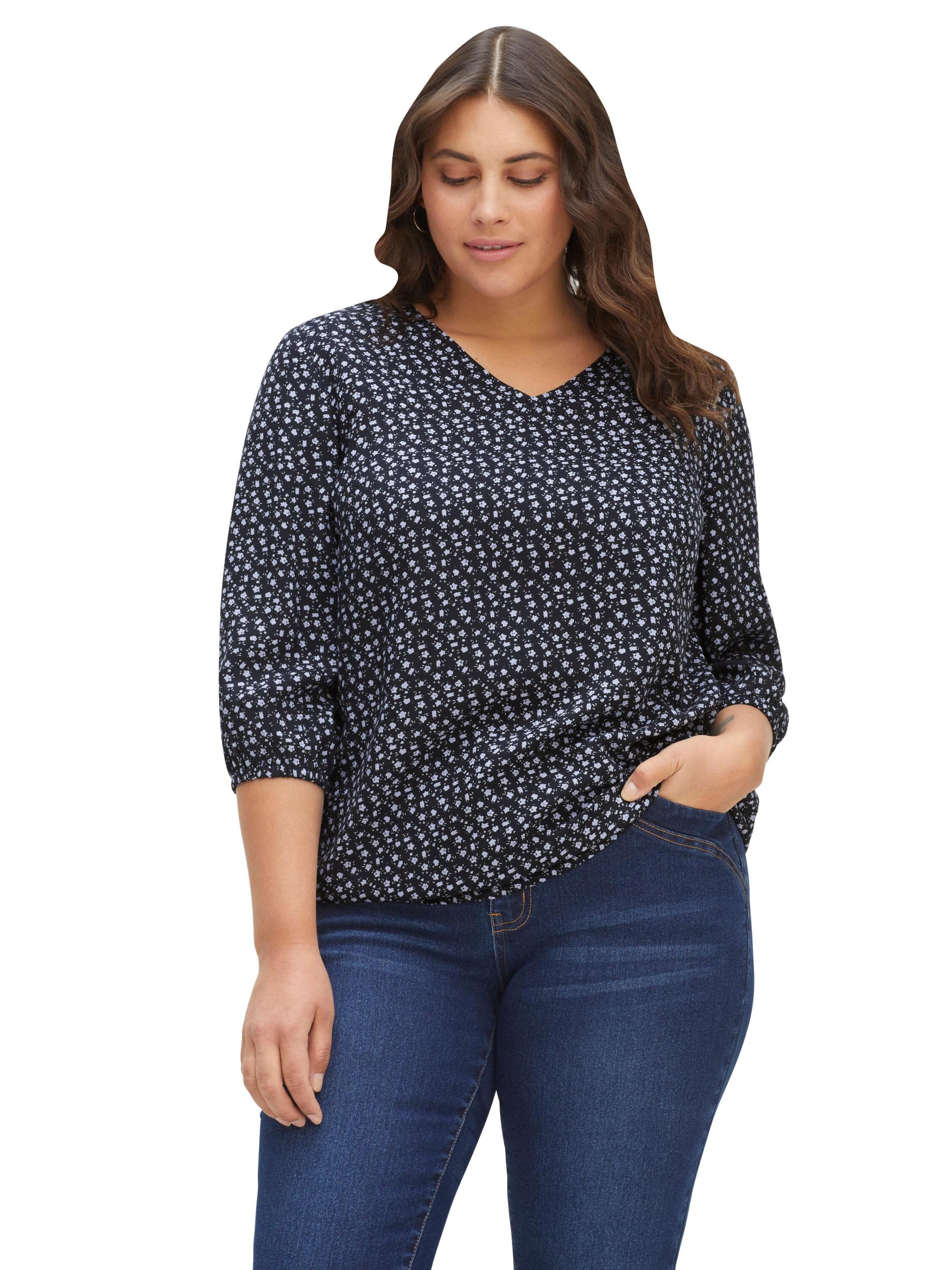 SHEEGO Туника в Синий: спереди