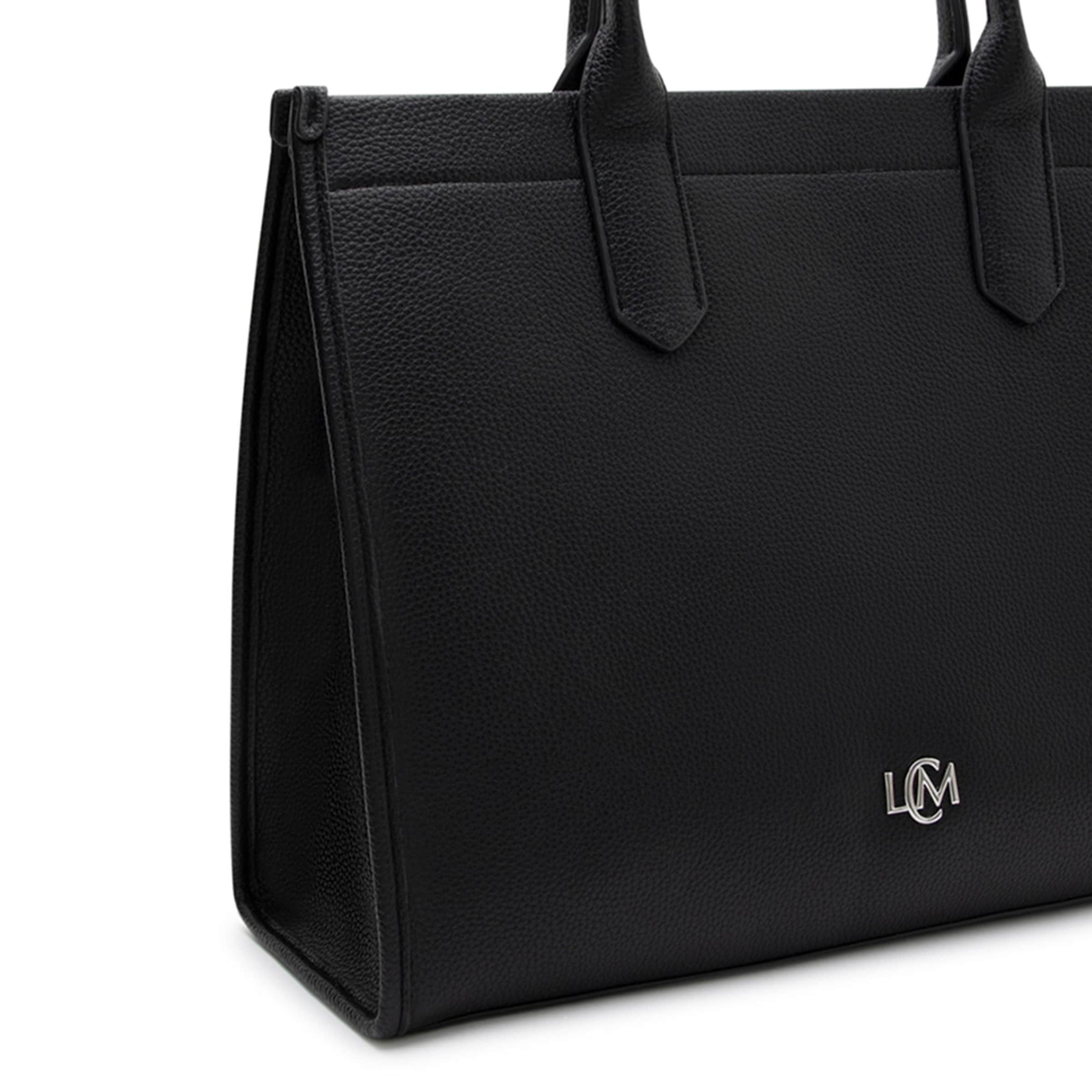 L.CREDI Schoudertas 'Phemia' in Zwart