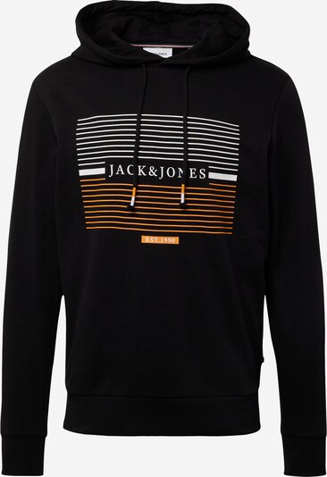 Felpa 'CYRUS' JACK & JONES di colore arancione / nero / bianco, Visualizzazione prodotti