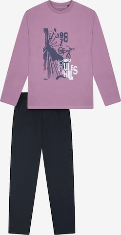 Pyjama 'Nightwear' SCHIESSER en violet : devant