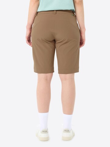 VAUDE Regular Outdoorbroek 'Cyclist II' in Bruin