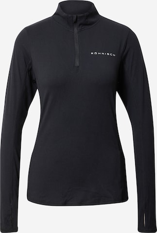 Röhnisch - Camiseta funcional 'Light Thermo' en negro: frente