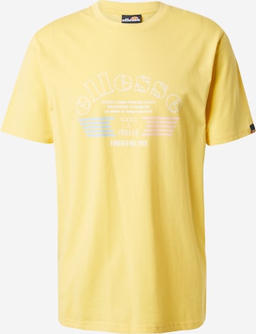 Maglietta 'Giambettio' di ELLESSE in giallo: frontale