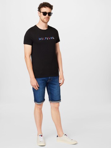 TOMMY HILFIGER T-Shirt in Schwarz