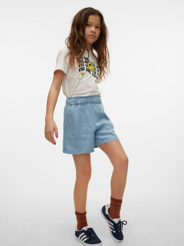 Vero Moda Girl Regular Broek 'VMHARPER' in Blauw
