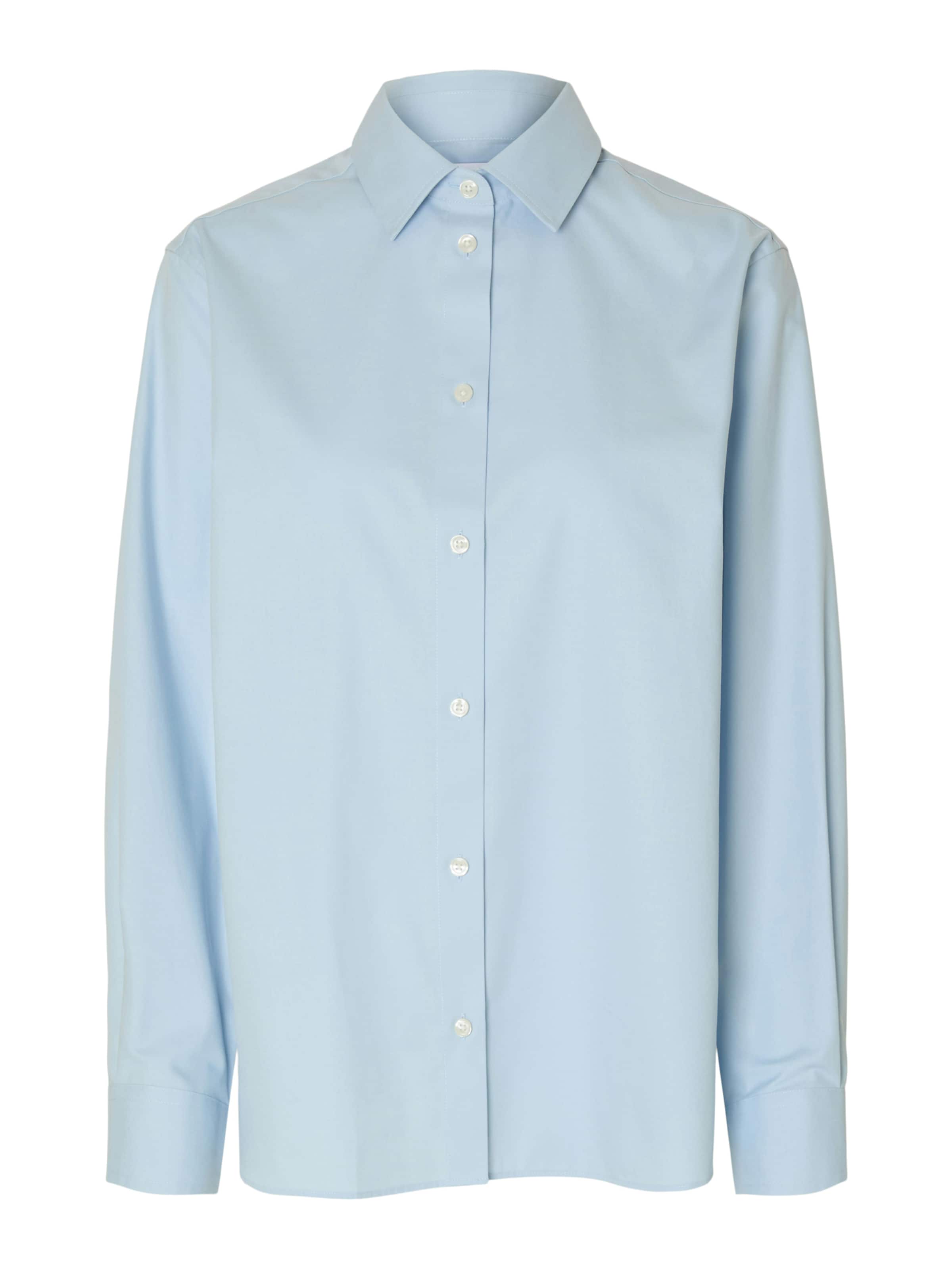 SELECTED Bluse 'SLFESTER' in Blau: Vorderseite