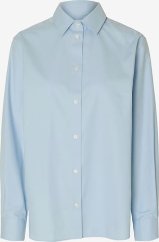 Chemisier 'SLFESTER' SELECTED en bleu : devant