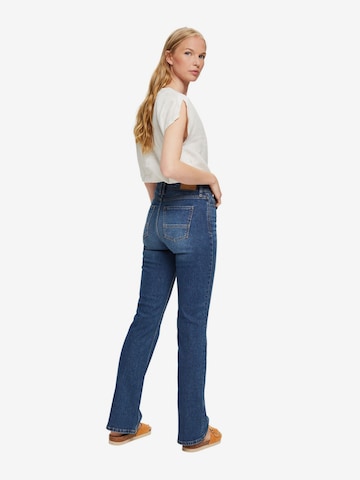 ESPRIT Bootcut Jeans i blå