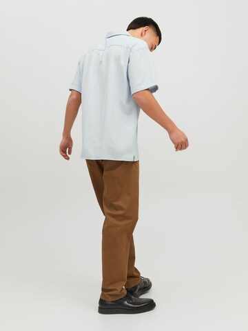 JACK & JONES - Ajuste regular Camisa 'Jude' en azul