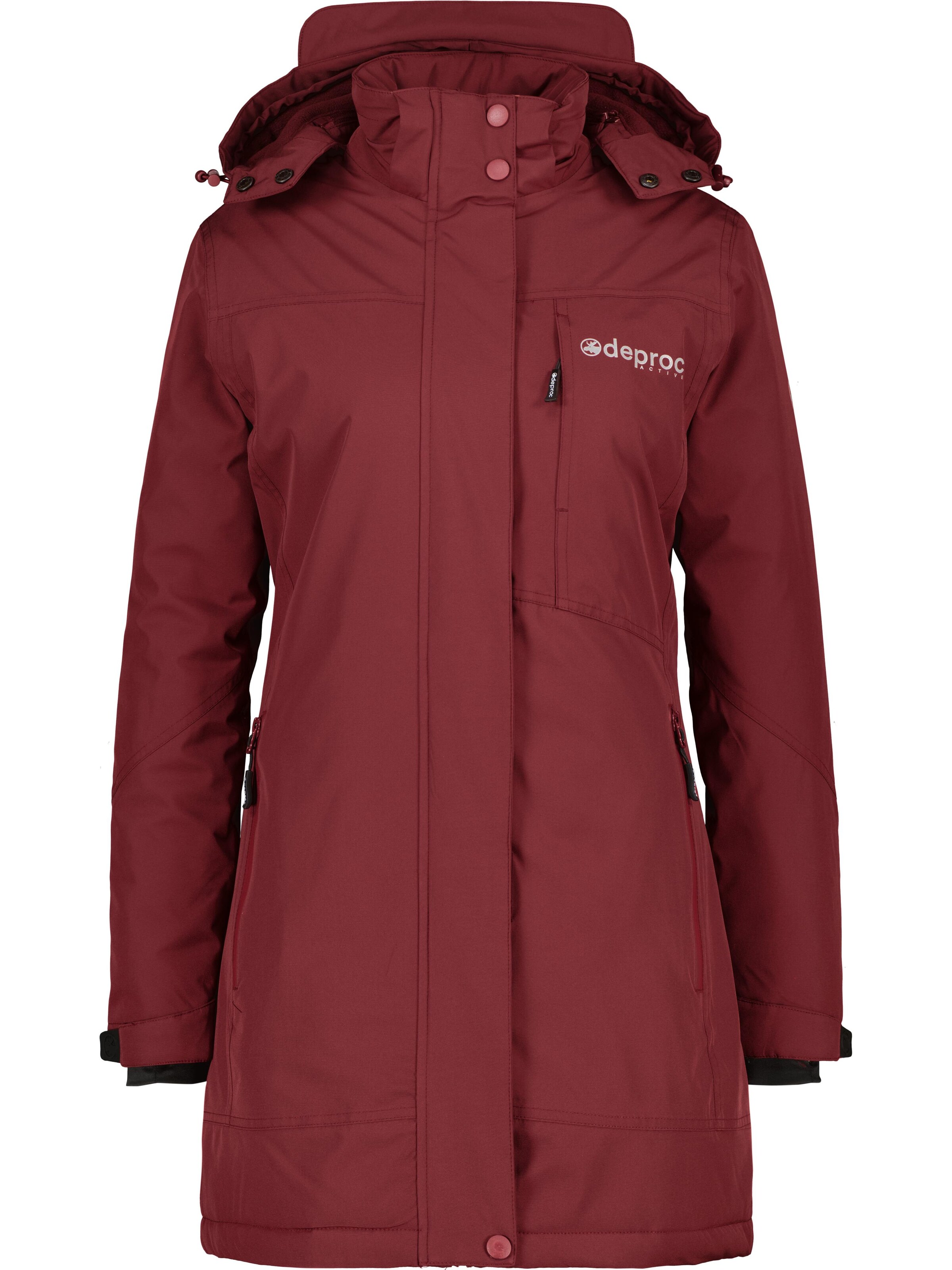 deproc Winterjacke 'MONTREAL WMN'‌‌‌‌‌‌‌‌‌‌ in Rot