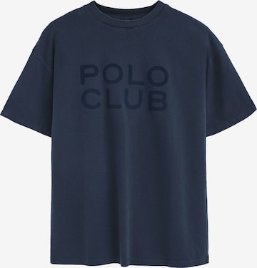 Polo Club Shirt in Blau: Vorderseite