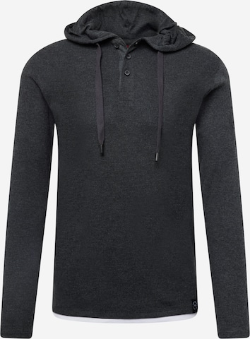 Key LargoSweater majica 'SARAGOSSA' - siva boja: prednji dio