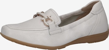 CAPRICE Classic Flats in White: front