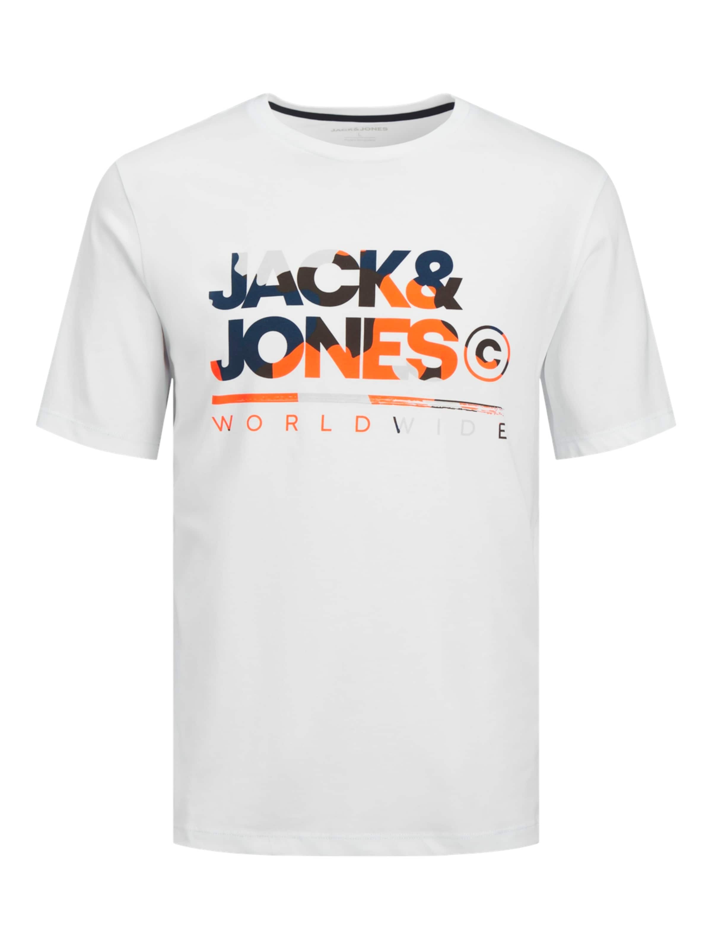 JACK & JONES Tričko 'JJLuke' - Modrá