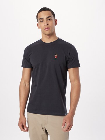 Iriedaily T-Shirt 'Nutcrax' in Blau: predná strana