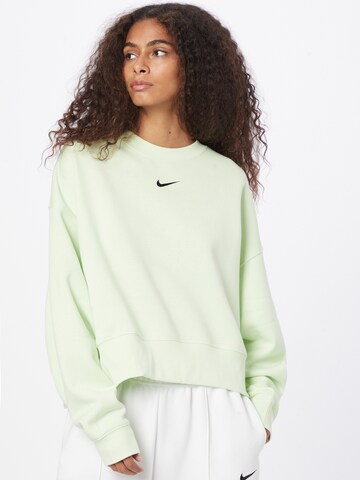 Nike Sportswear Μπλούζα φούτερ σε πράσινο: μπροστά