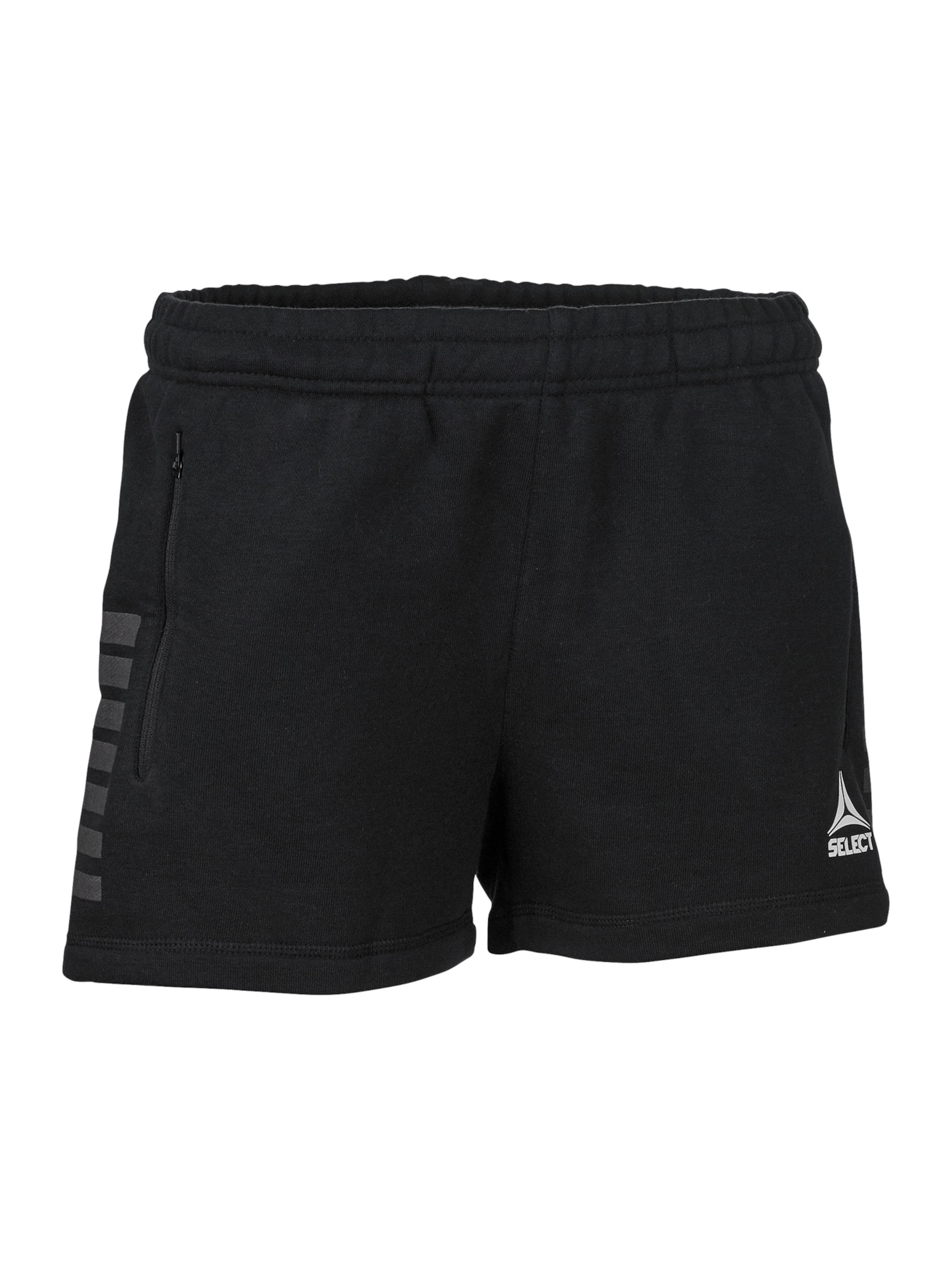 Regular Pantaloni de la Select pe negru: față