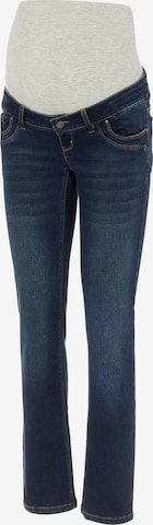 MAMALICIOUS Regular Jeans 'Toron' in Blauw: voorkant