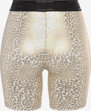 LASCANA ACTIVE Skinny Sportbroek in Goud