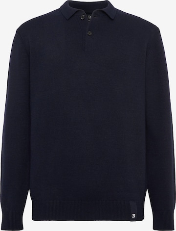 Pull-over Boggi Milano en bleu : devant