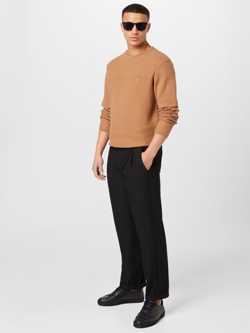 Clean Cut Copenhagen Regular Pleat-Front Pants 'Lyon' in Black