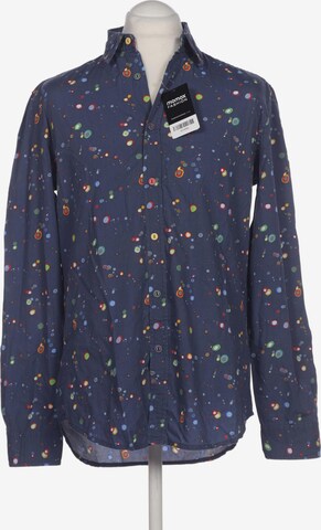 Desigual Button Up Shirt in L in Blue: front