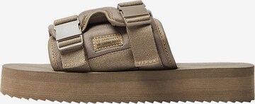 Bershka Pantolette in Grün